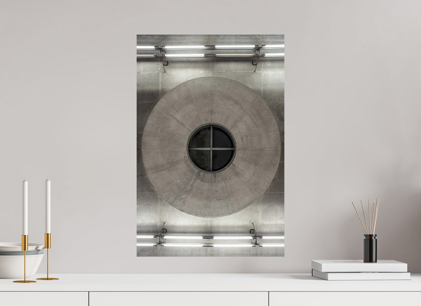 40 x 60 cm, Fine Art Print Metallic Edition Messestadt West #3 München