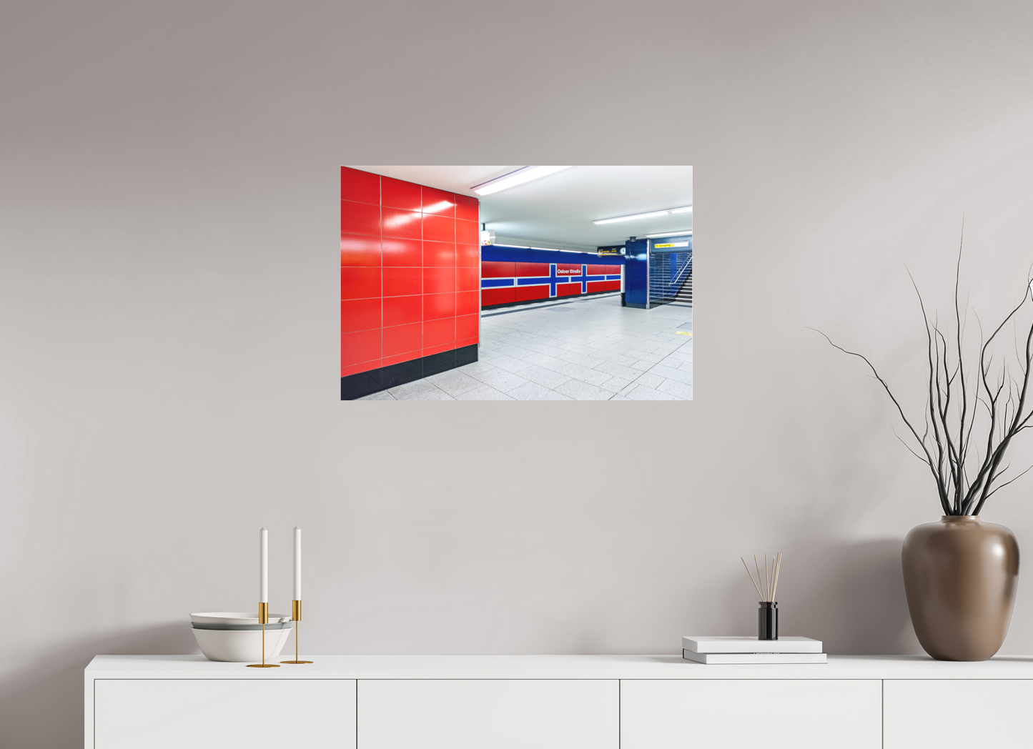 75 x 50 cm, Fine Art Acrylglas Matt Osloer-Strasse #1 Berlin