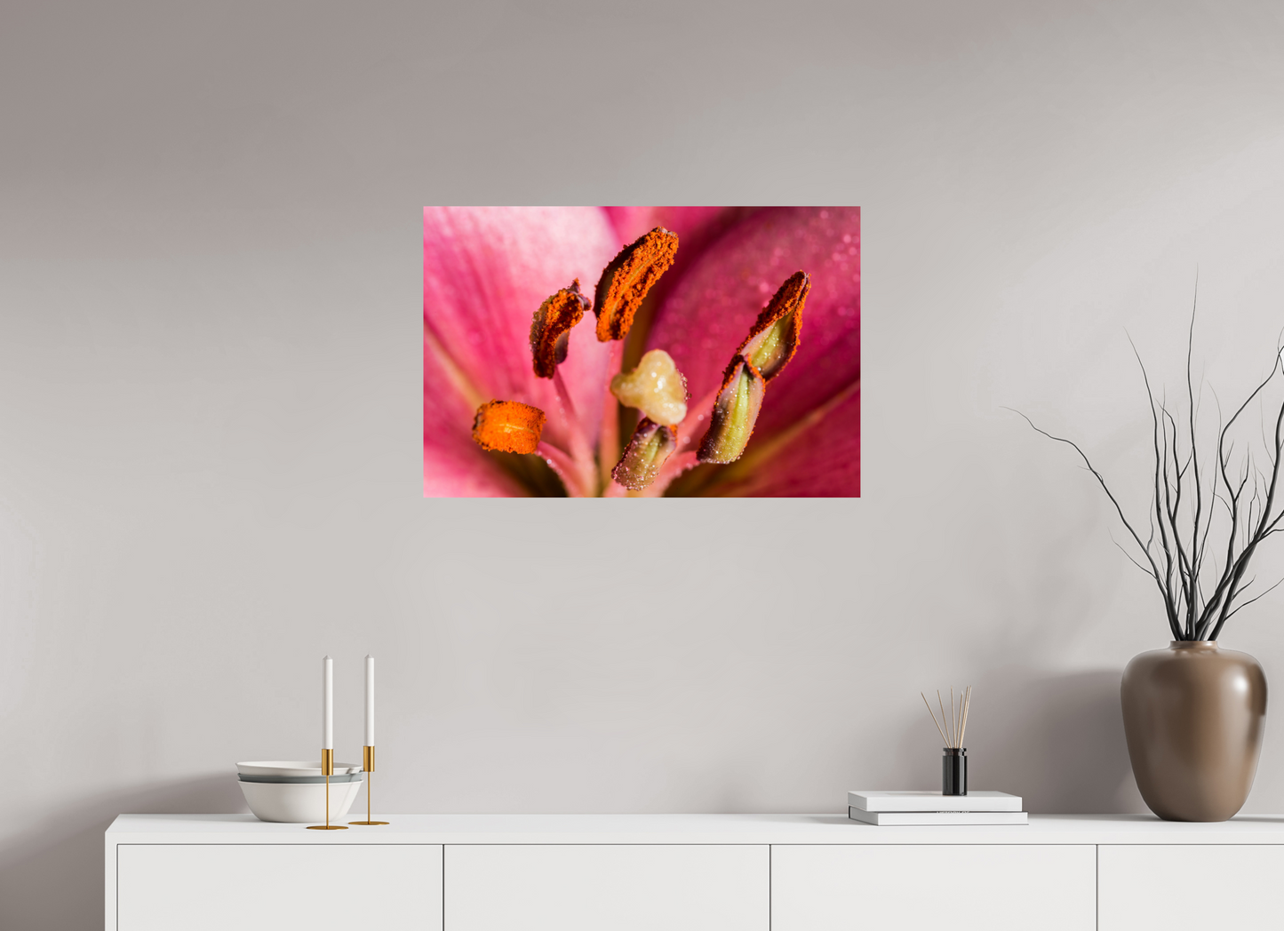 75 x 50 cm, Fine Art Print Baryta auf Alu-Dibond Lilie_05