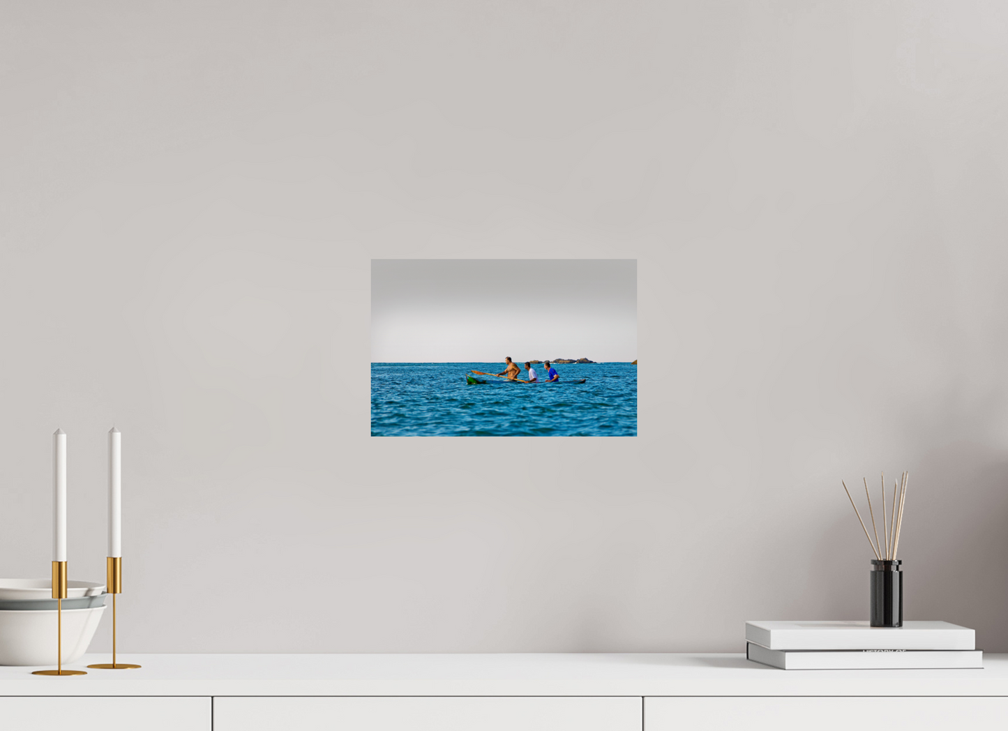 30 x 20 cm, Fine Art Print auf Alu-Dibond ohne Aufhang Ilha Vitória - Ilhabela - SP#2