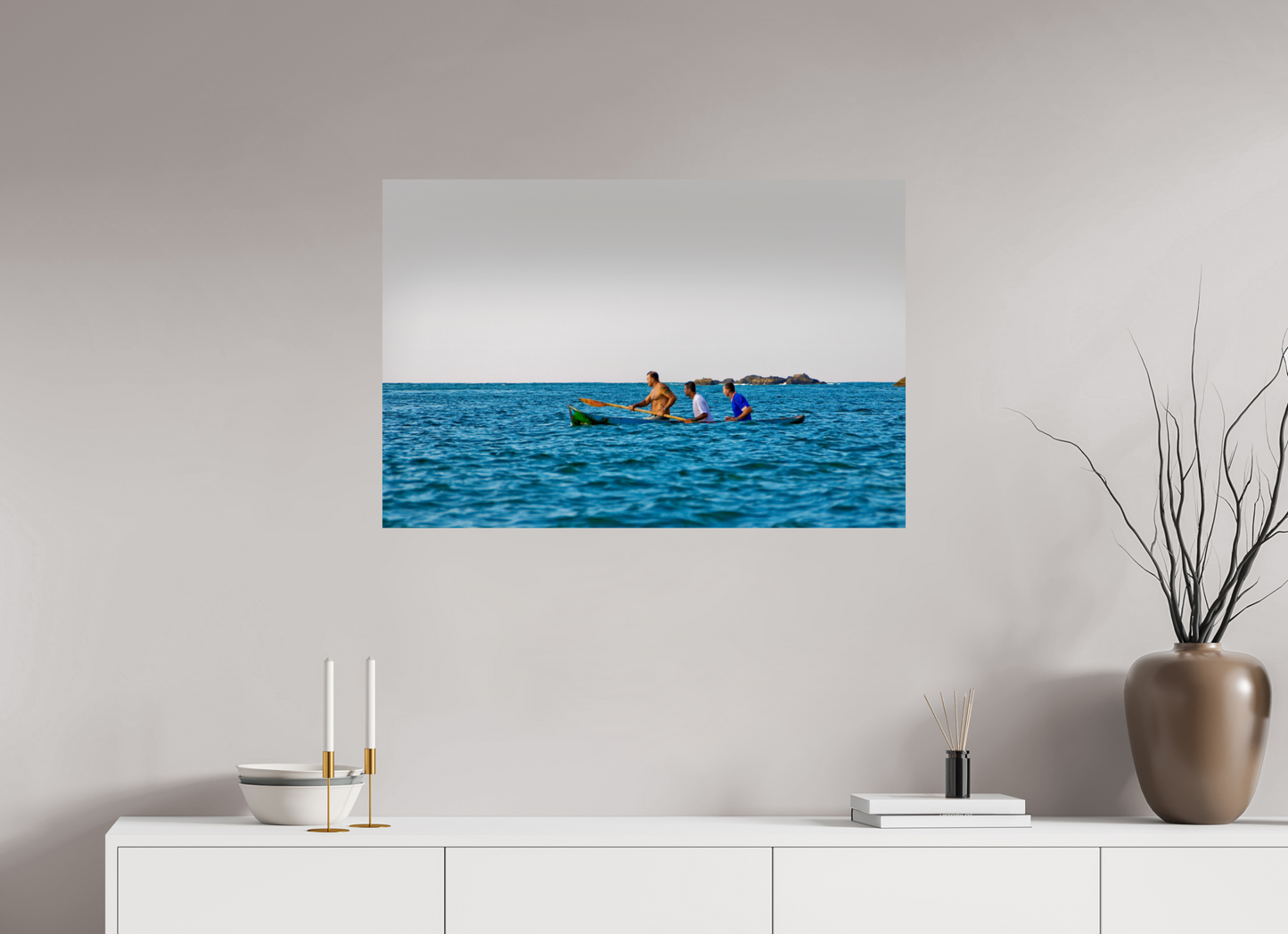 90 x 60 cm, Fine Art Print auf Alu-Dibond ohne Aufhang Ilha Vitória - Ilhabela - SP#2