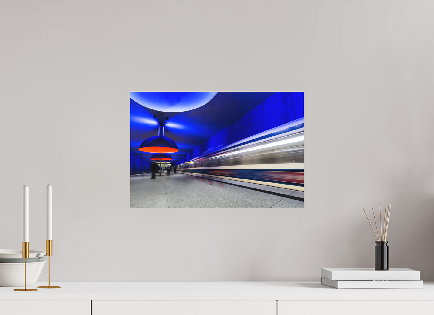 45 x 30 cm, Fine Art Acrylglas Matt Westfriedhof München