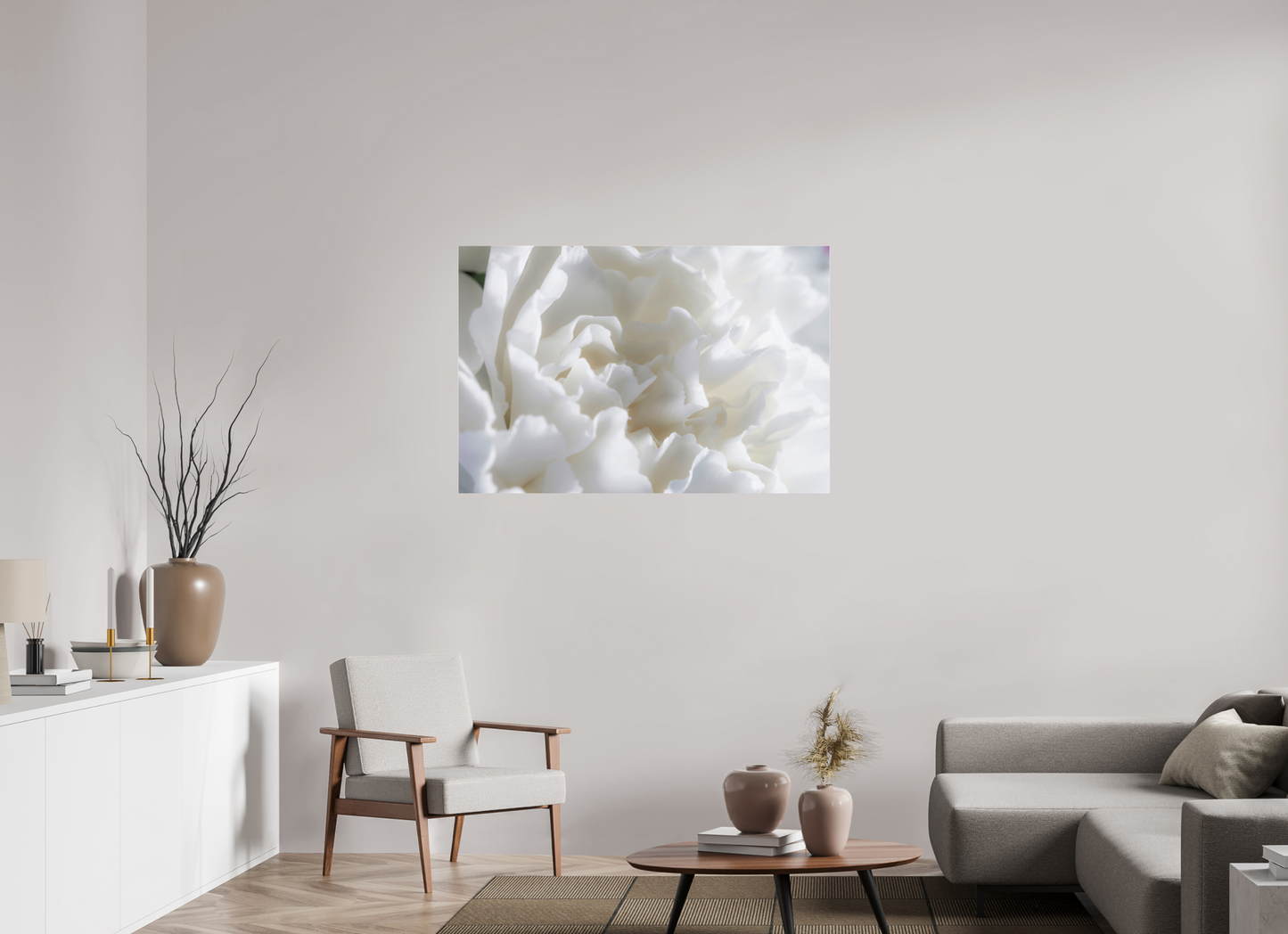 120 x 80 cm, Glänzender Foto-Abzug Acrylglas Nelke_01