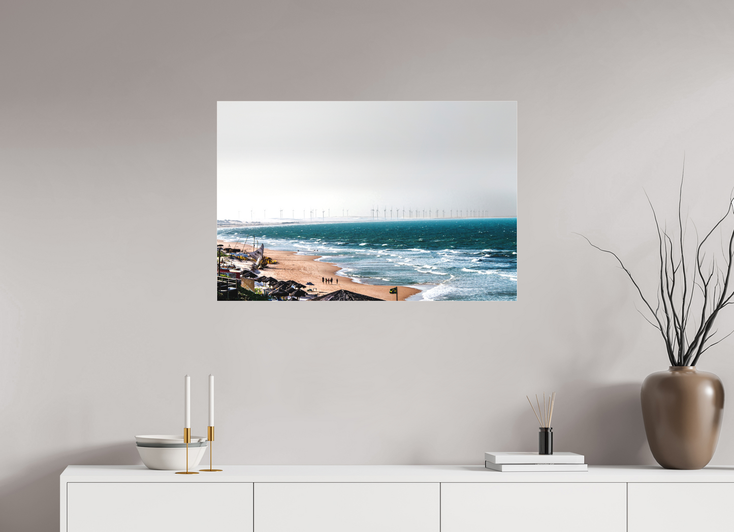 90 x 60 cm, Fine Art Acrylglas Matt Canoa Quebrada - Aracati - CE