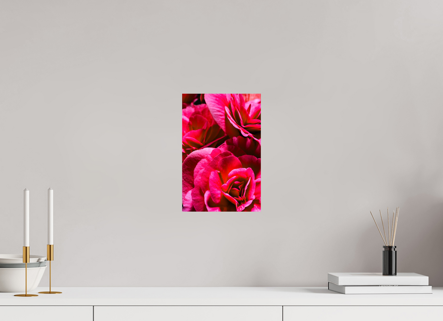 20 x 30 cm, ChromaLuxe HD Metal Print Kamelie