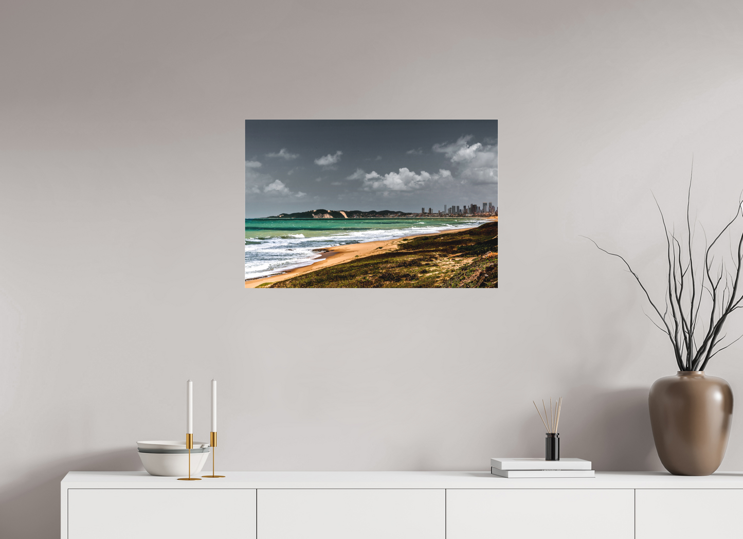75 x 50 cm, Fine Art Acrylglas Matt Ponta Negra - Natal - RN