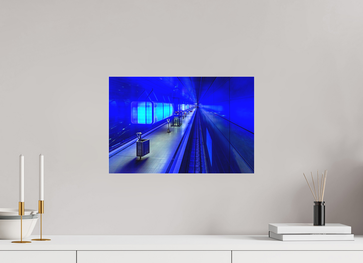 45 x 30 cm, Fine Art Acrylglas Matt Hafen-City-Universität #1 Hamburg