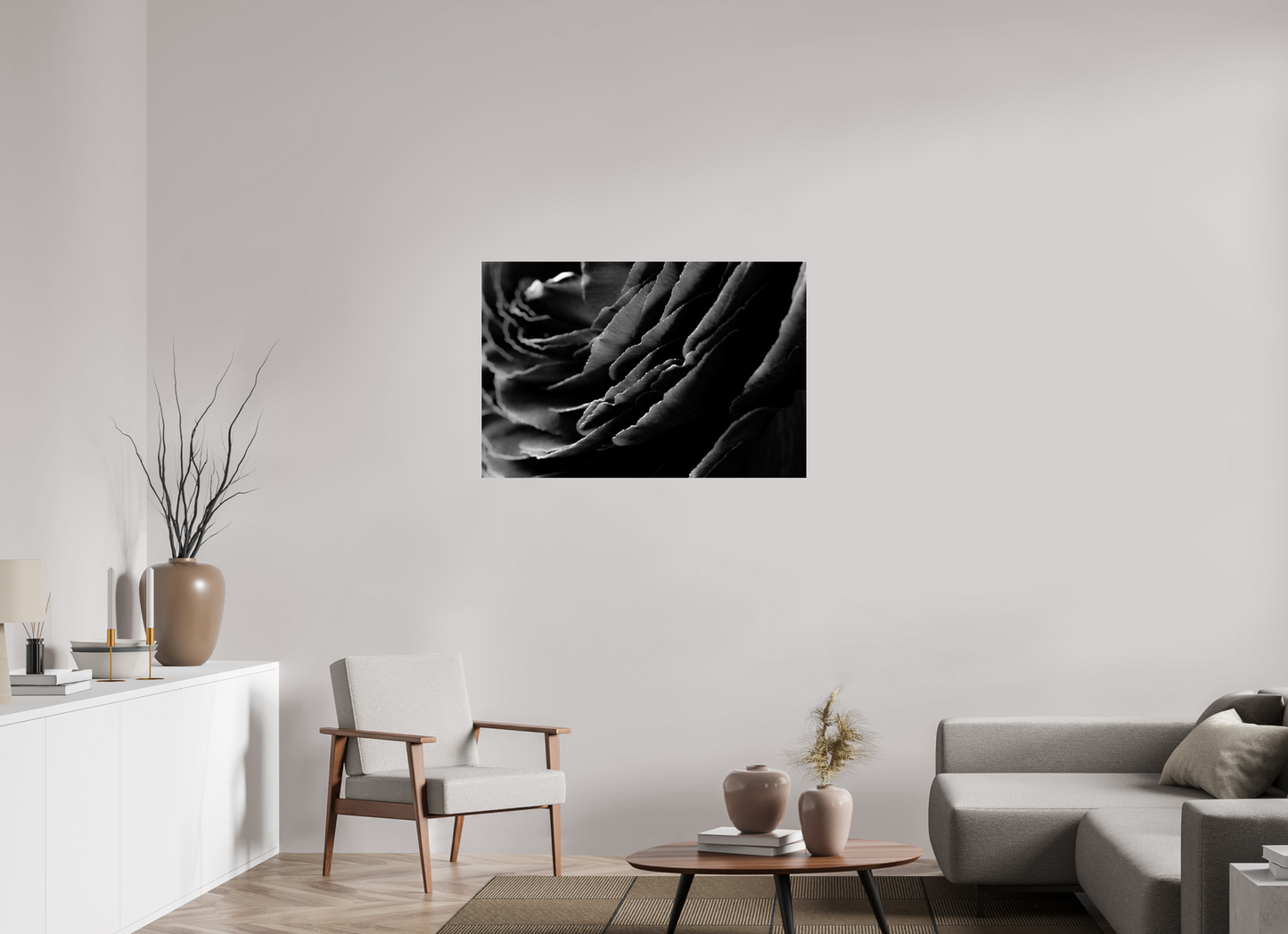 105 x 70 cm, Glänzender Foto-Abzug Acrylglas Rose_07