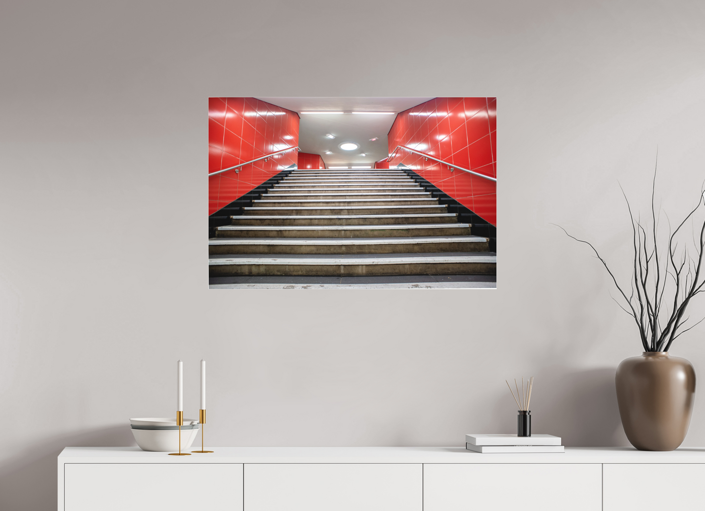 90 x 60 cm, Fine Art Acrylglas Matt Osloer-Strasse #2 Berlin