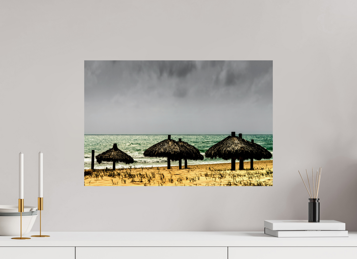 60 x 40 cm, Fine Art Print auf Alu-Dibond ohne Aufhang Praia do Futuro - Fortaleza - CE