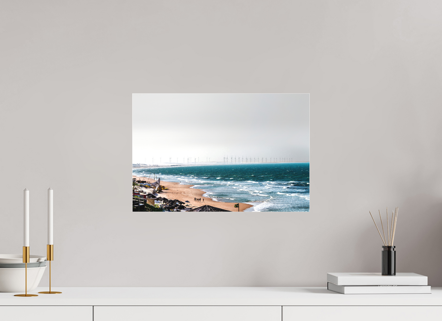 45 x 30 cm, Fine Art Acrylglas Matt Canoa Quebrada - Aracati - CE
