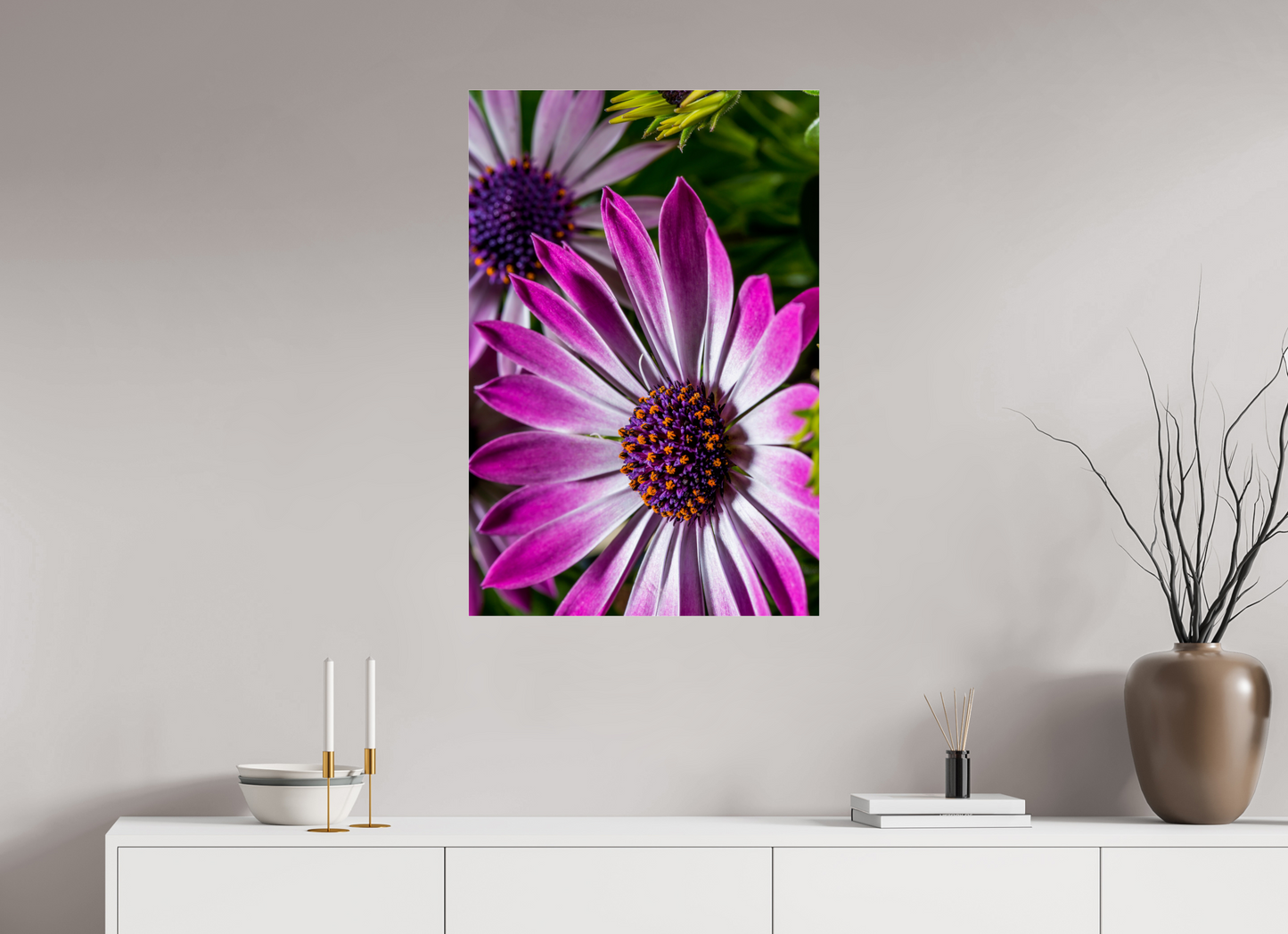 60 x 90 cm, Glänzender Foto-Abzug Acrylglas Kapmargerite_01