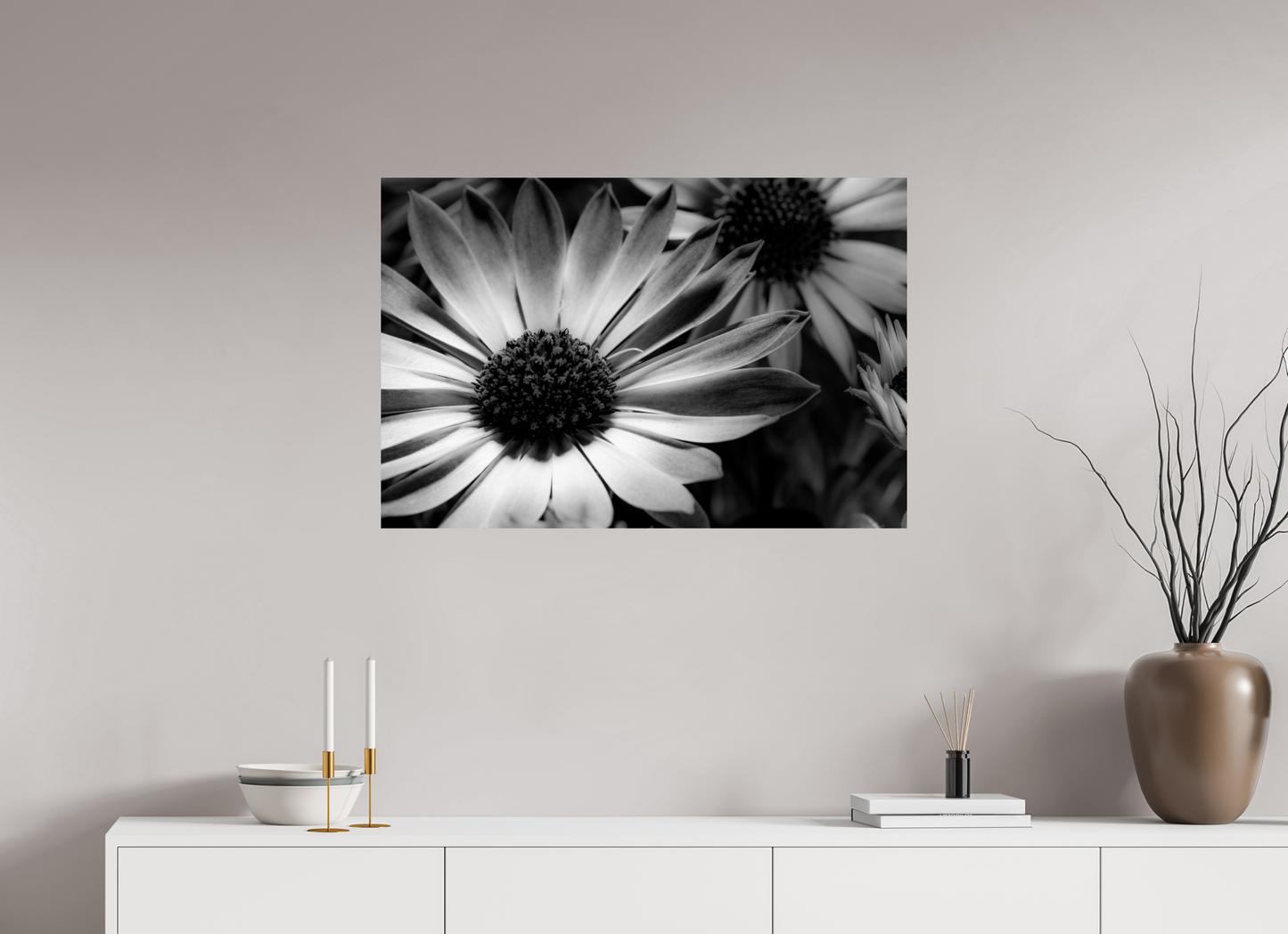 90 x 60 cm, Fine Art Print Baryta auf Alu-Dibond Kapmargerite_02