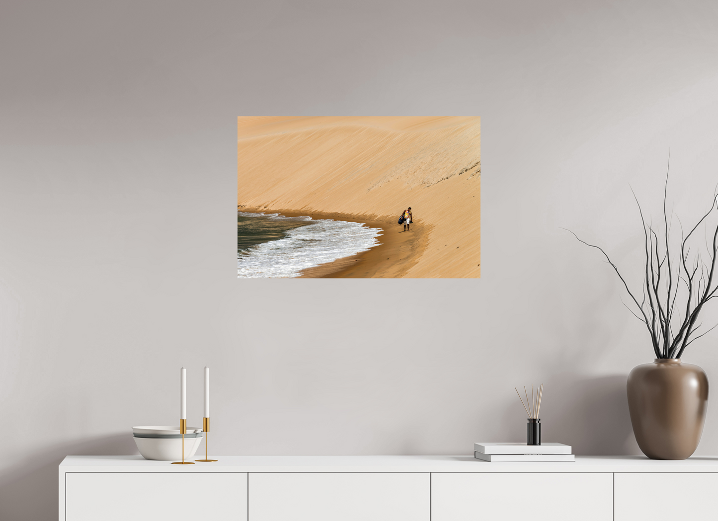 75 x 50 cm, Fine Art Print auf Alu-Dibond ohne Aufhang Genipabu - Extremoz - RN #3