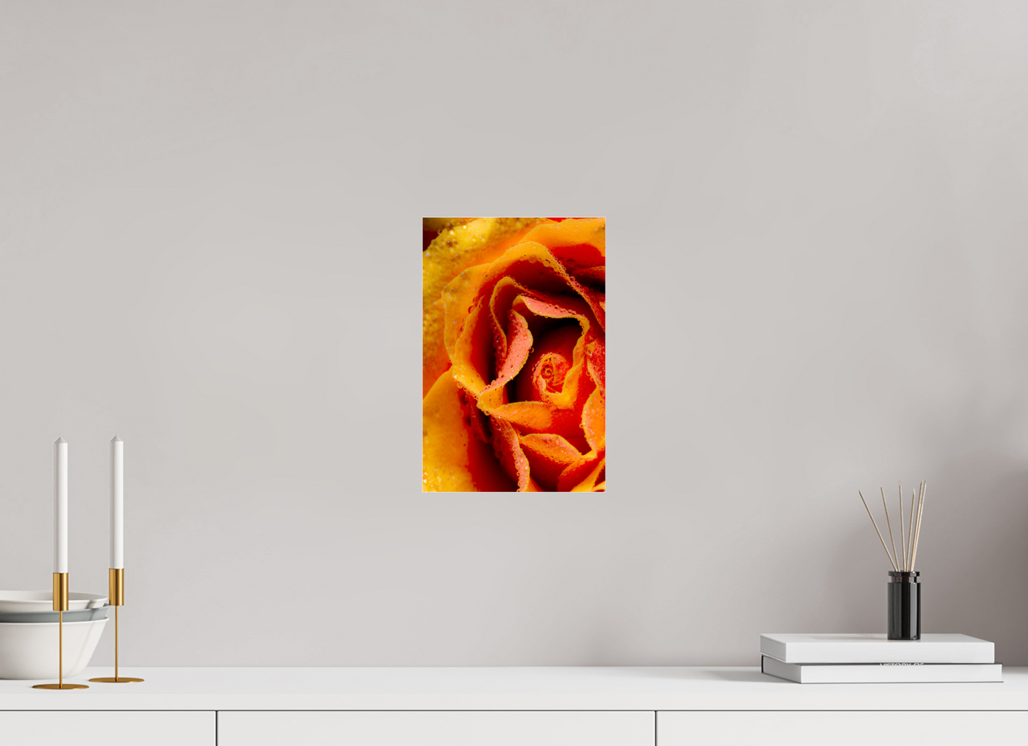20 x 30 cm, Glänzender Foto-Abzug Acrylglas Rose_05