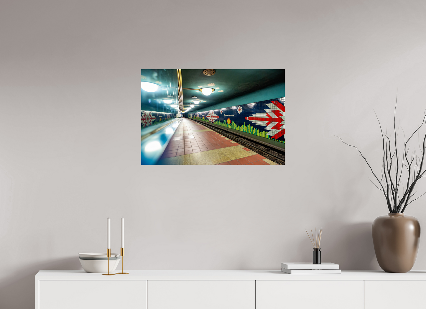 75 x 50 cm, Fine Art Print Metallic Edition Paulsternstrasse #1 Berlin