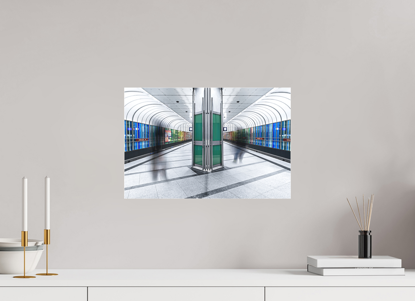 45 x 30 cm, Fine Art Acrylglas Matt Duefelrlstrasse #4 München