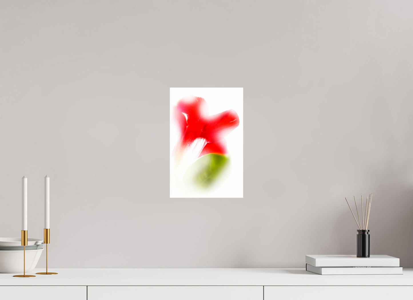 20 x 30 cm, ChromaLuxe HD Metal Print Abstract Green
