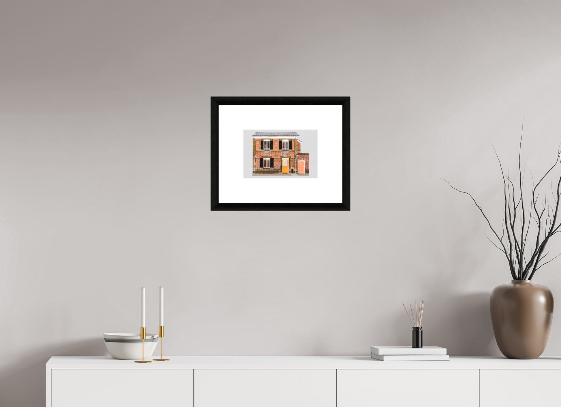 30 x 20 cm, Le Havre _ Framed _Passepartout_Photo Silk Baryta Hahnemuehle Nr_13