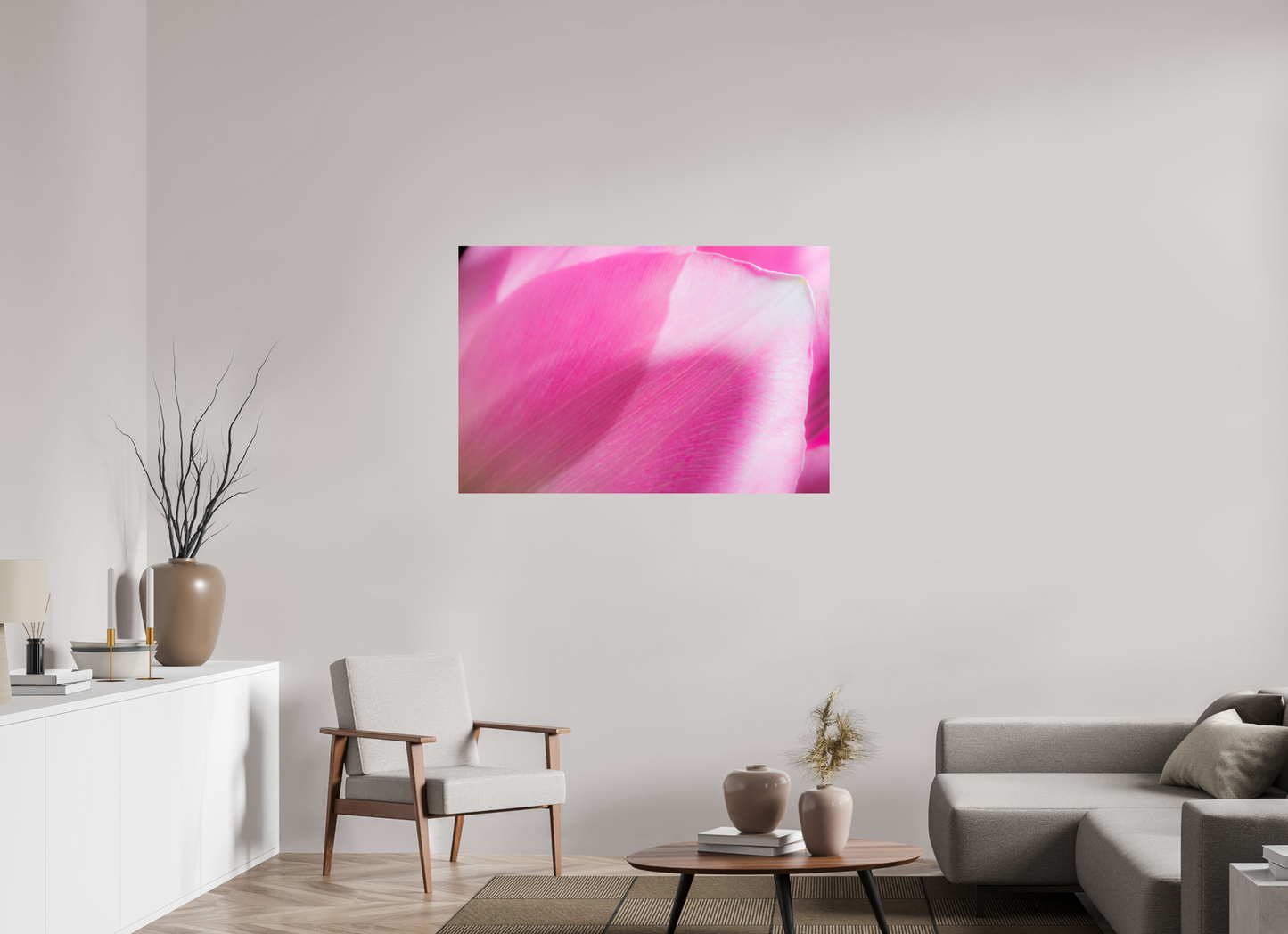 120 x 80 cm, ChromaLuxe HD Metal Print Tulpe-06