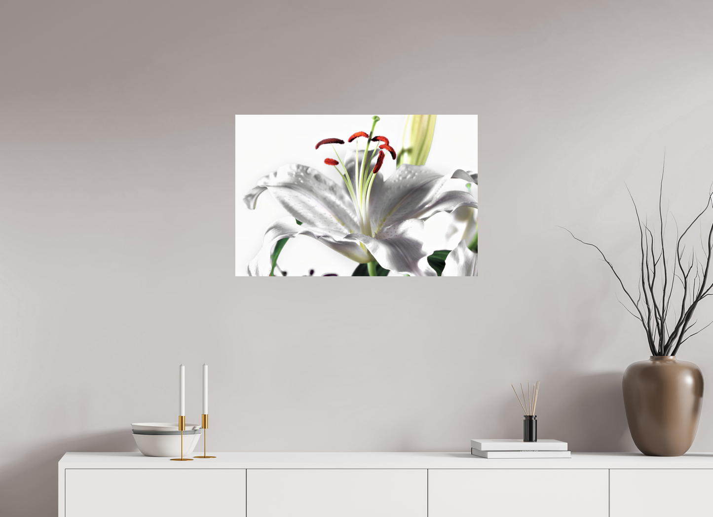 75 x 50 cm, ChromaLuxe HD Metal Print Lilie_06
