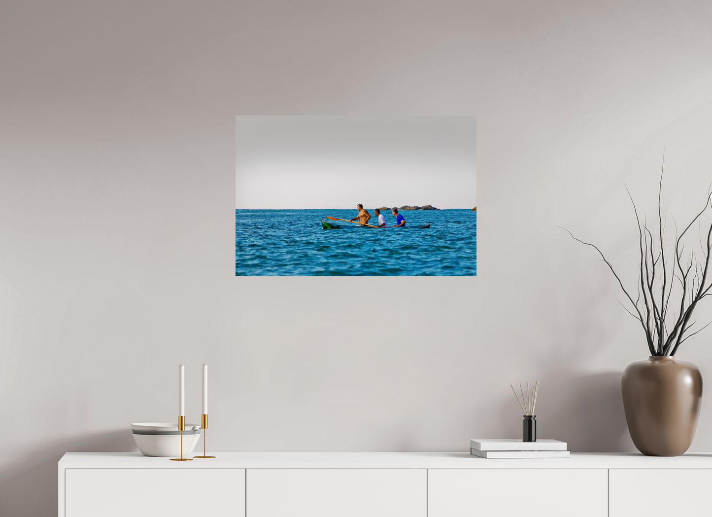 75 x 50 cm, Fine Art Print auf Alu-Dibond ohne Aufhang Ilha Vitória - Ilhabela - SP#2