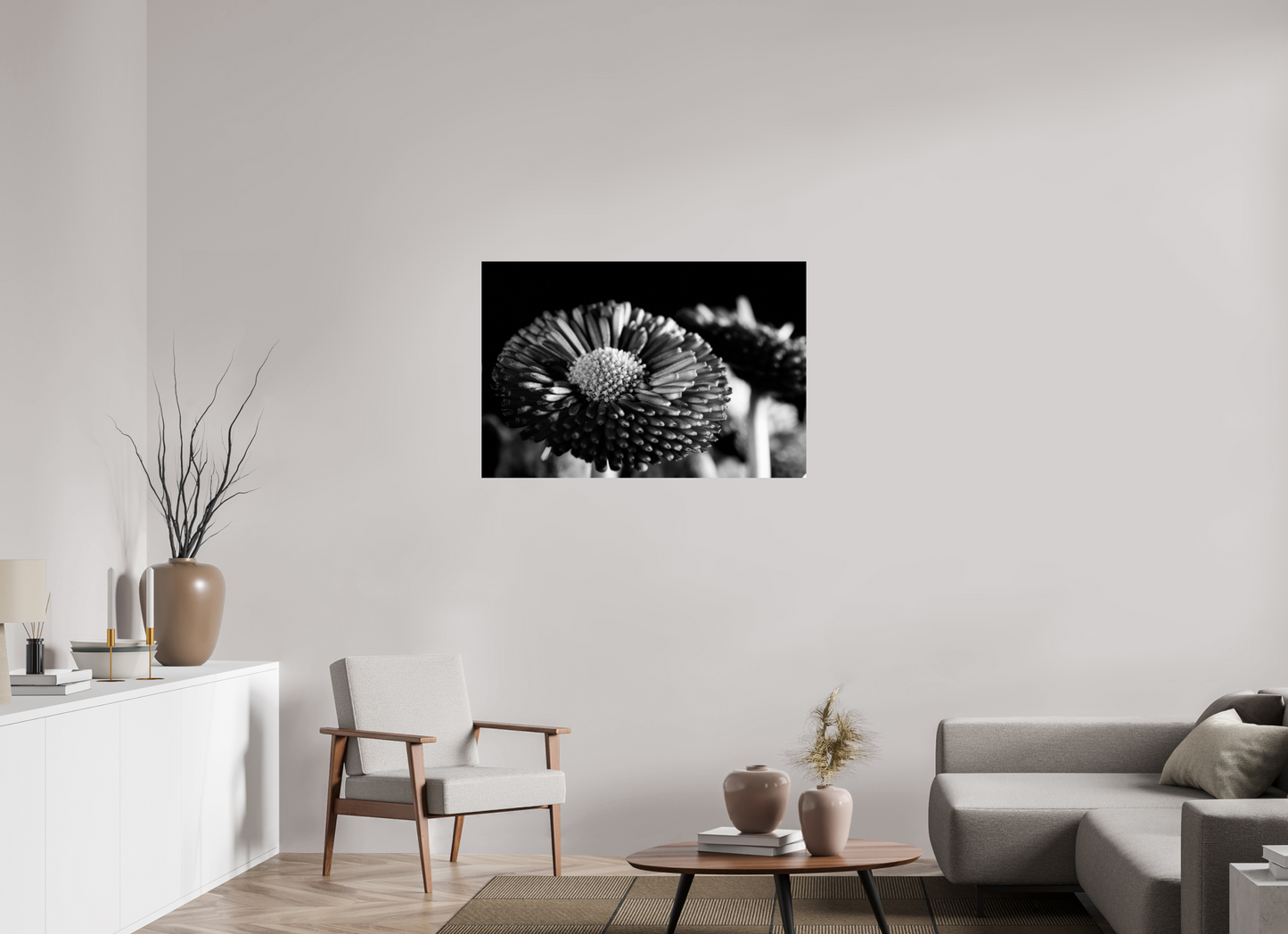105 x 70 cm, ChromaLuxe HD Metal Print Aster-003