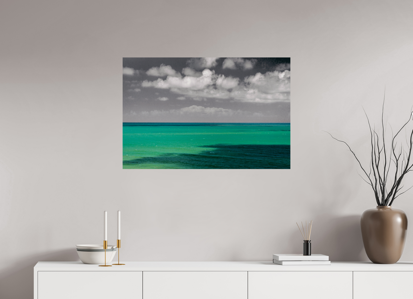 90 x 60 cm, Fine Art Print auf Alu-Dibond ohne Aufhang Pipa -Tibau do Sul - RN