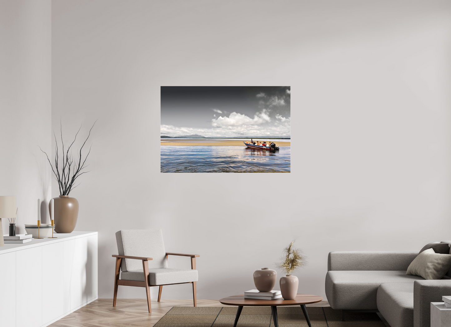 120 x 80 cm, Fine Art Acrylglas Matt Barra de Cananéia - Cananéia - SP