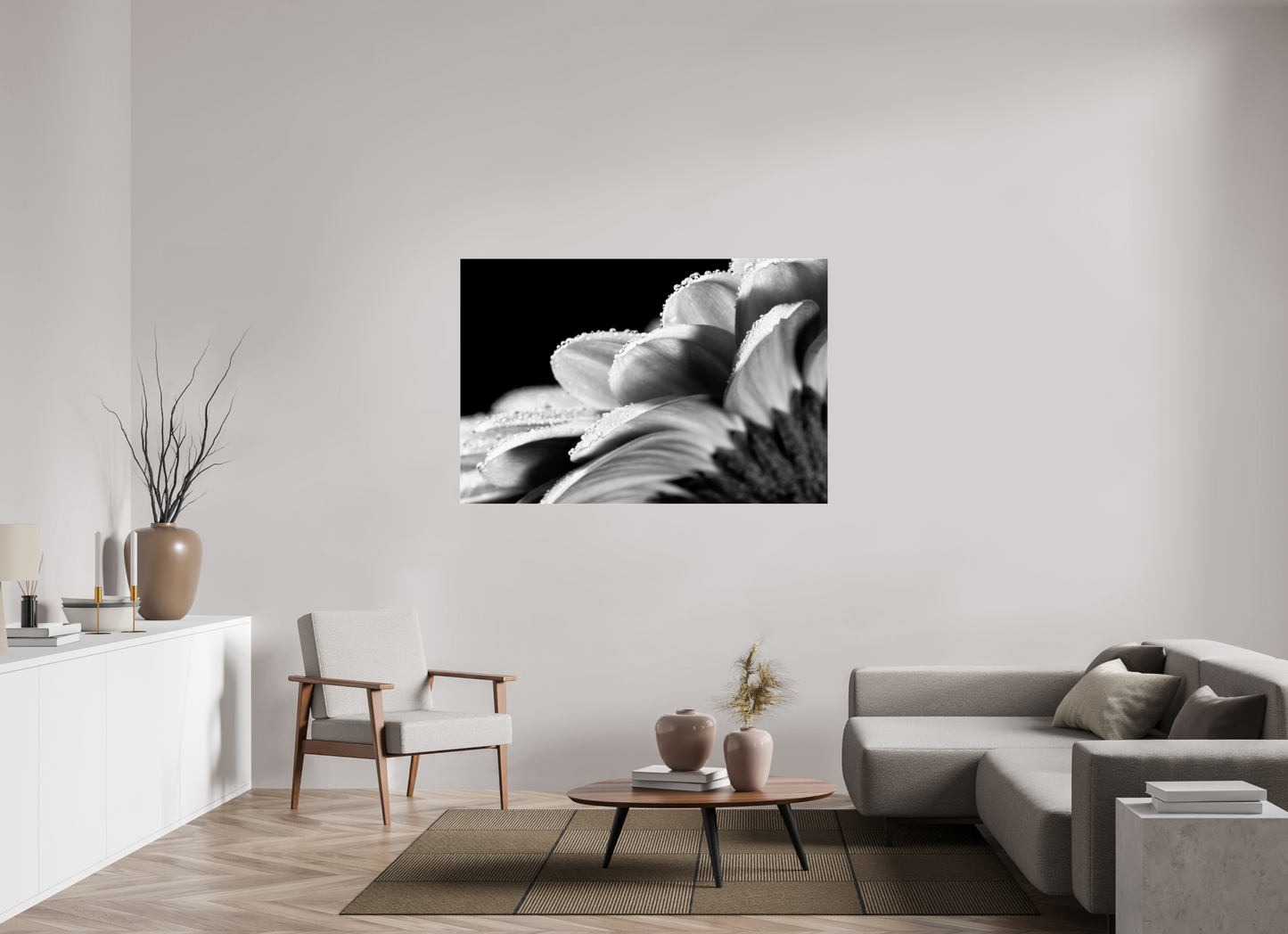 150 x 100 cm, Glänzender Foto-Abzug Acrylglas Gerbera_04