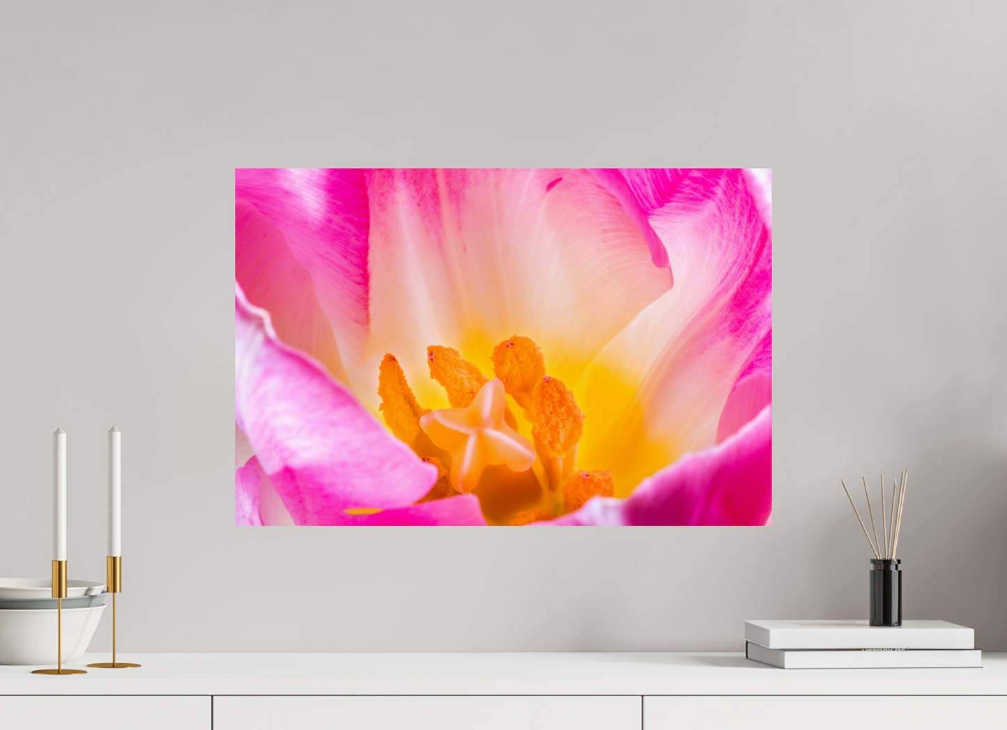 60 x 40 cm, ChromaLuxe HD Metal Print Tulpe-07