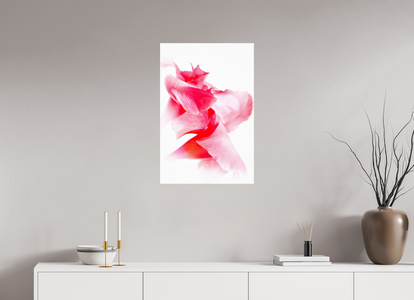 50 x 75 cm, ChromaLuxe HD Metal Print Rose_11
