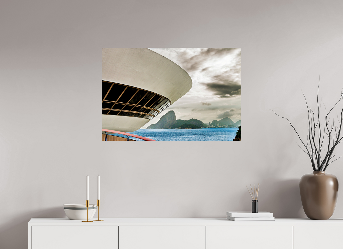 90 x 60 cm, Fine Art Print auf Alu-Dibond ohne Aufhang Niterói - Rio de Janeiro - RJ