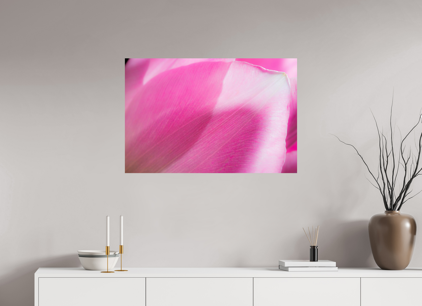 90 x 60 cm, ChromaLuxe HD Metal Print Tulpe-06