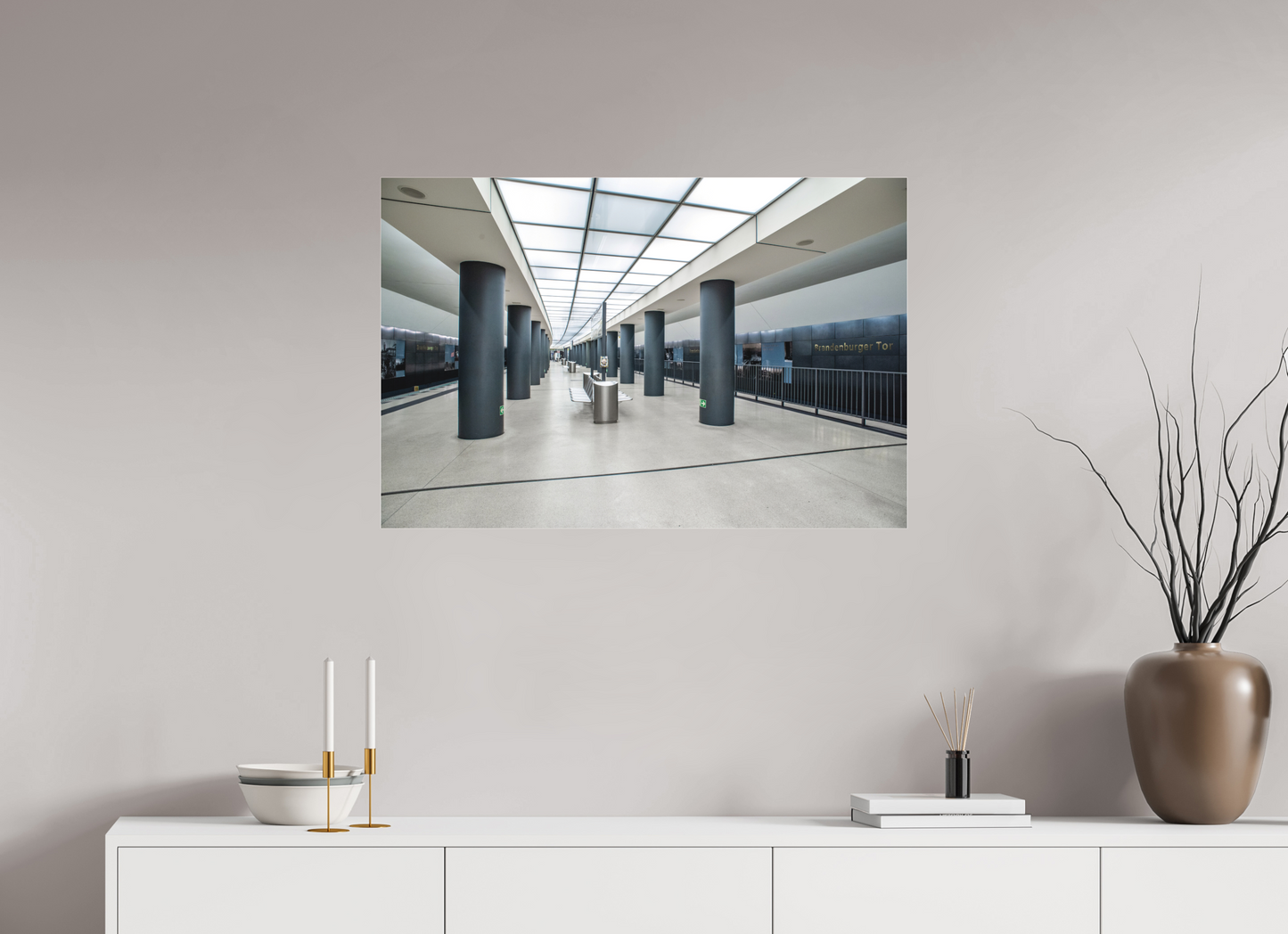 90 x 60 cm, Fine Art Acrylglas Matt Brandenburger-Tor #3 Berlin