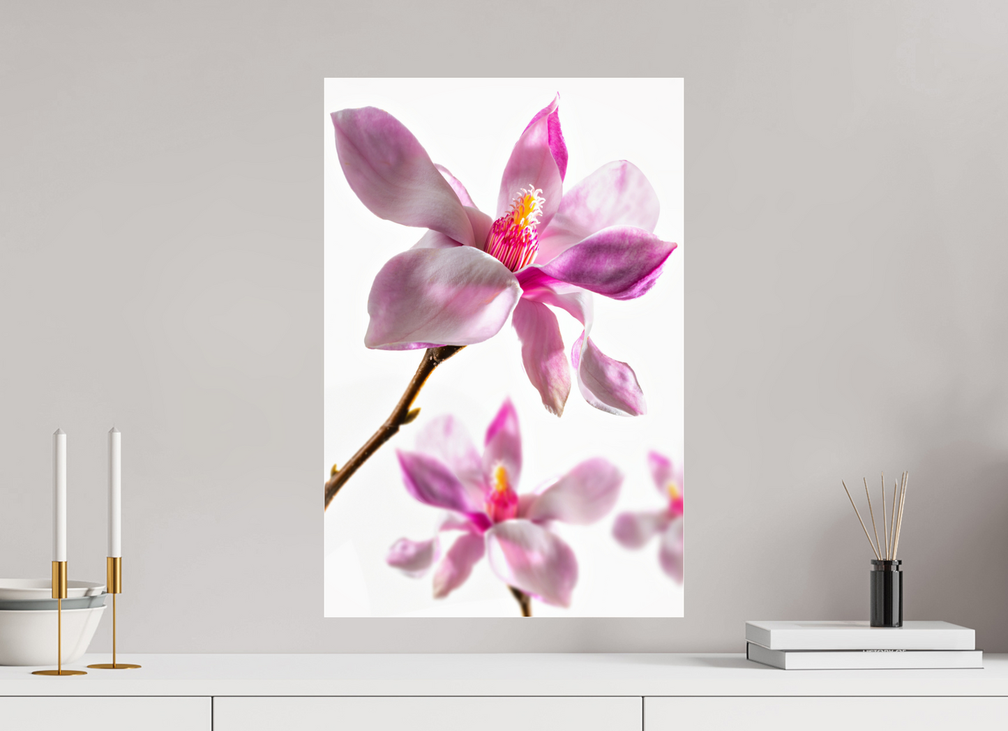 40 x 60 cm, Glänzender Foto-Abzug Acrylglas Magnolie_04