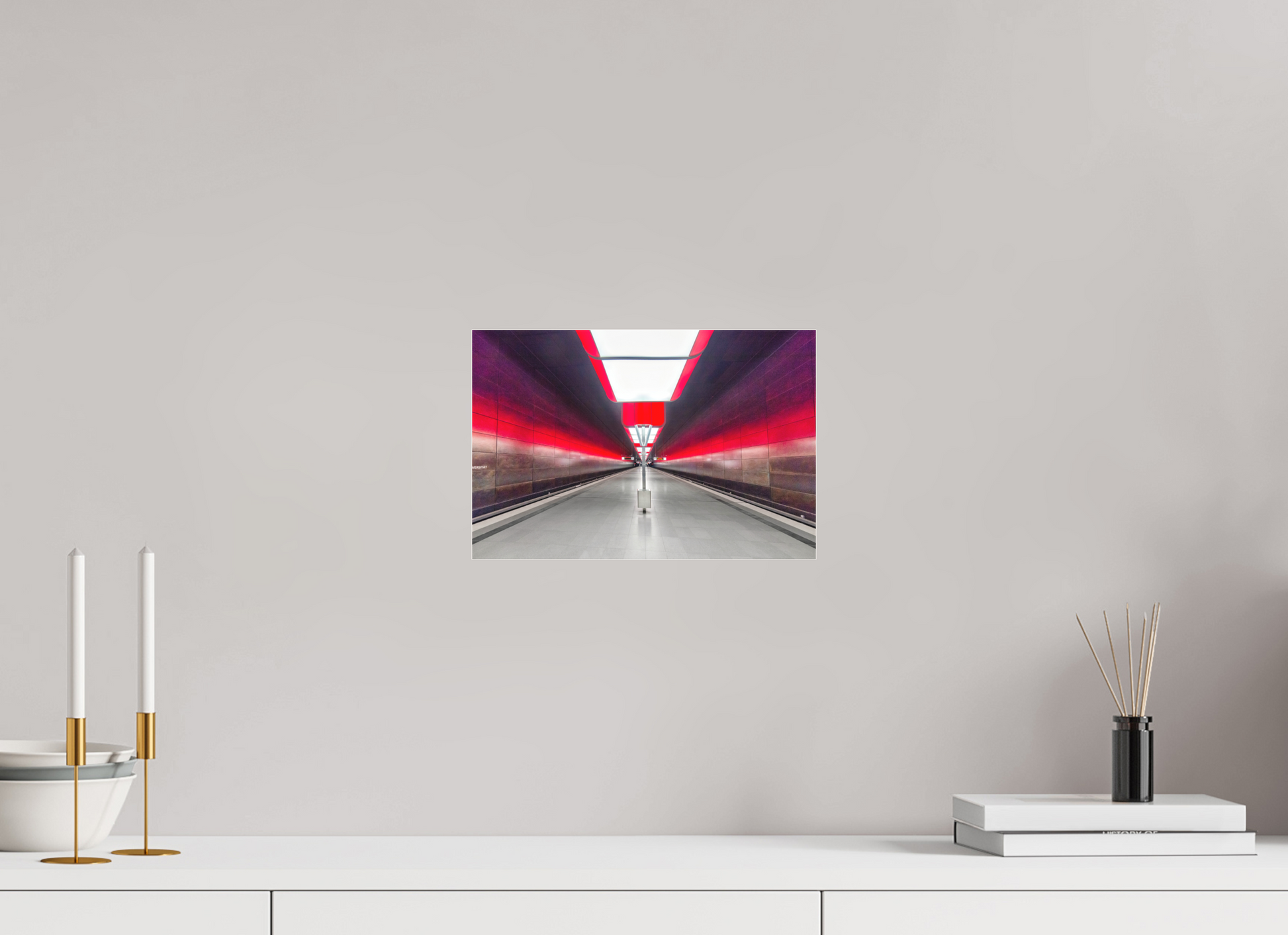 30 x 20 cm, Fine Art Acrylglas Matt Hafen City Universitaet_3 Hamburg