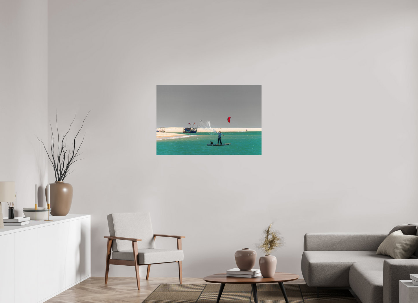 105 x 70 cm, Fine Art Print auf Alu-Dibond ohne Aufhang Barra Nova - Cascavel - CE
