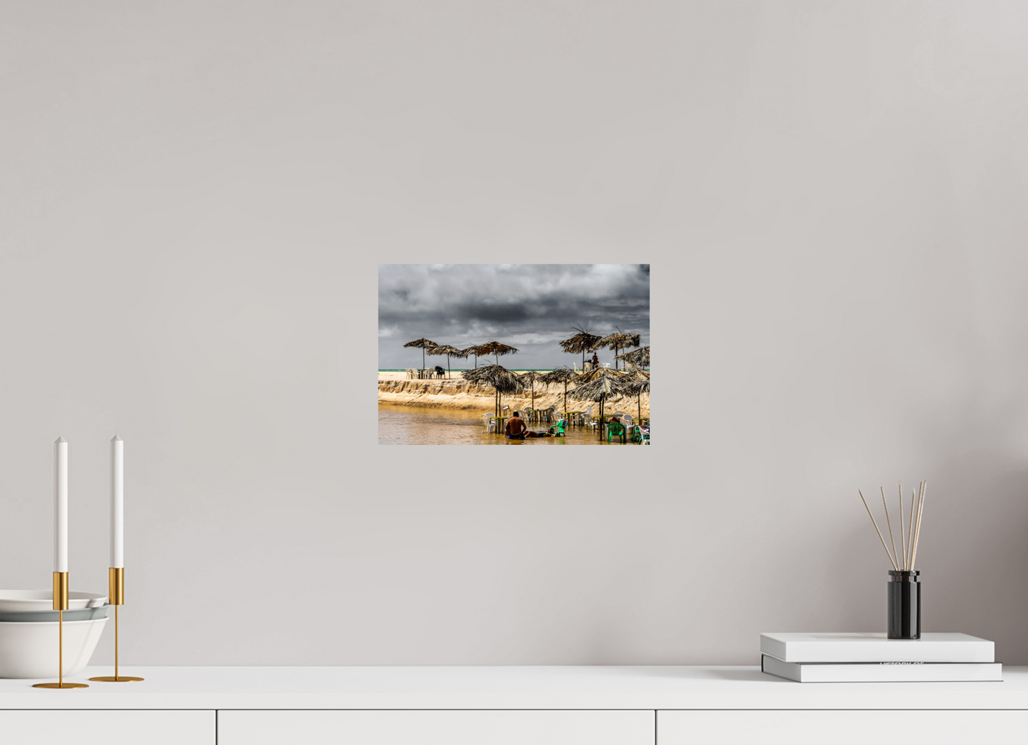 30 x 20 cm, Fine Art Print auf Alu-Dibond ohne Aufhang Praia Bela - Pitimbu - PB #2