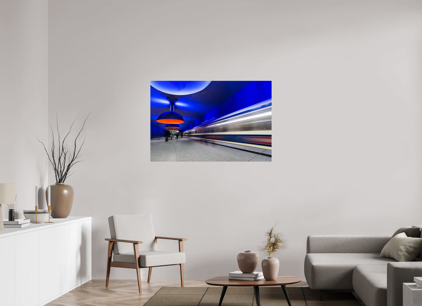 120 x 80 cm, Fine Art Print Metallic Edition Westfriedhof München