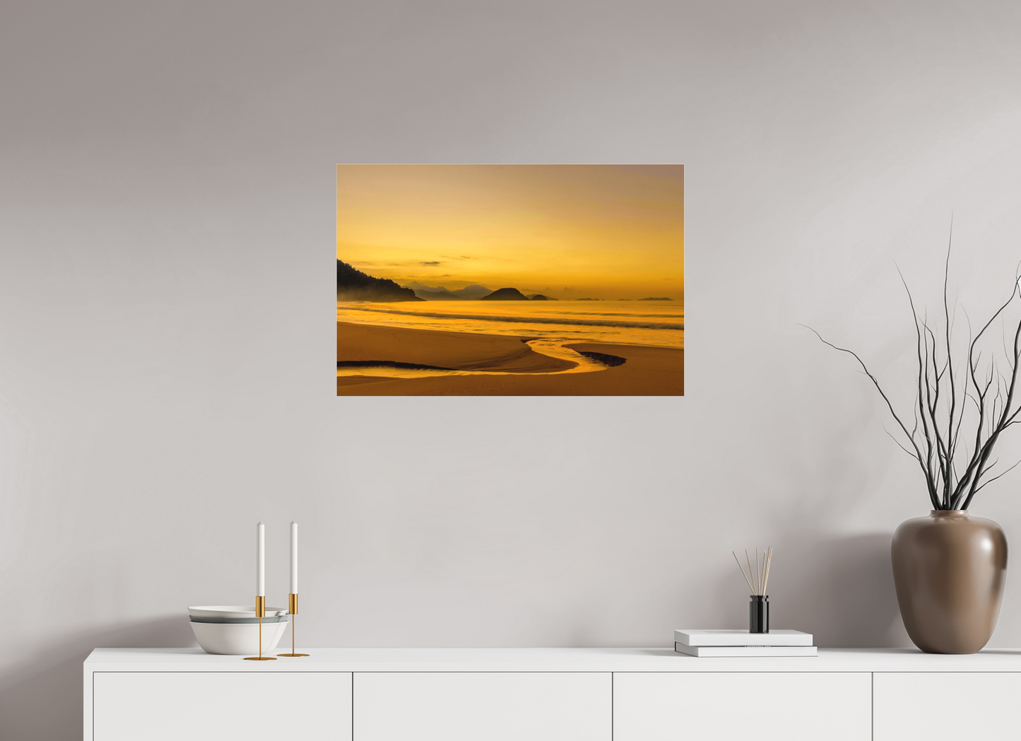 75 x 50 cm, Fine Art Acrylglas Matt Praia do Félix - SP #2