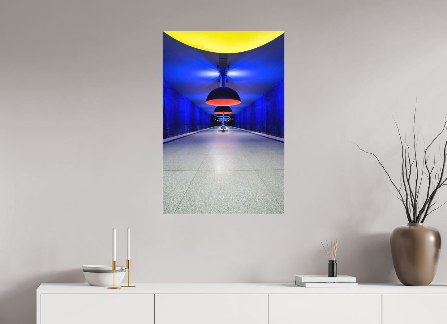 60 x 90 cm, Fine Art Acrylglas Matt München - Westfriedhof #4