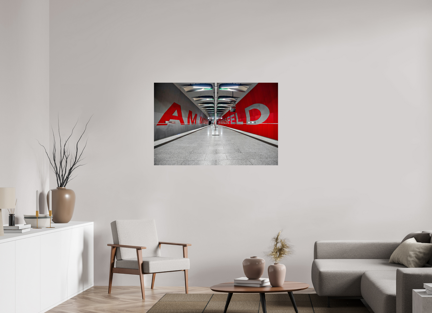 120 x 80 cm, Fine Art Print Metallic Edition Am Moosfeld #1 München