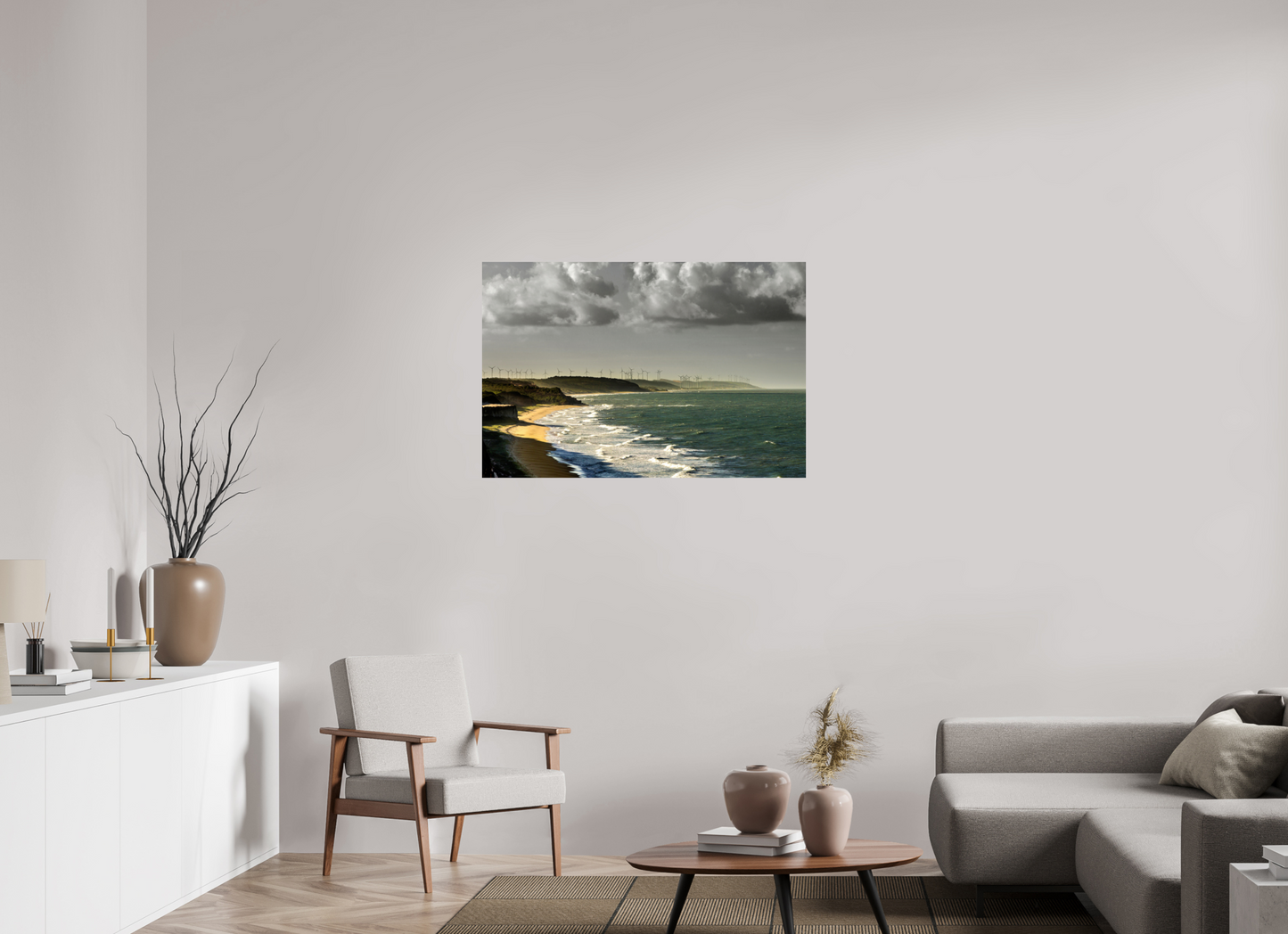105 x 70 cm, Fine Art Print auf Alu-Dibond ohne Aufhang Baía de Traição - PB
