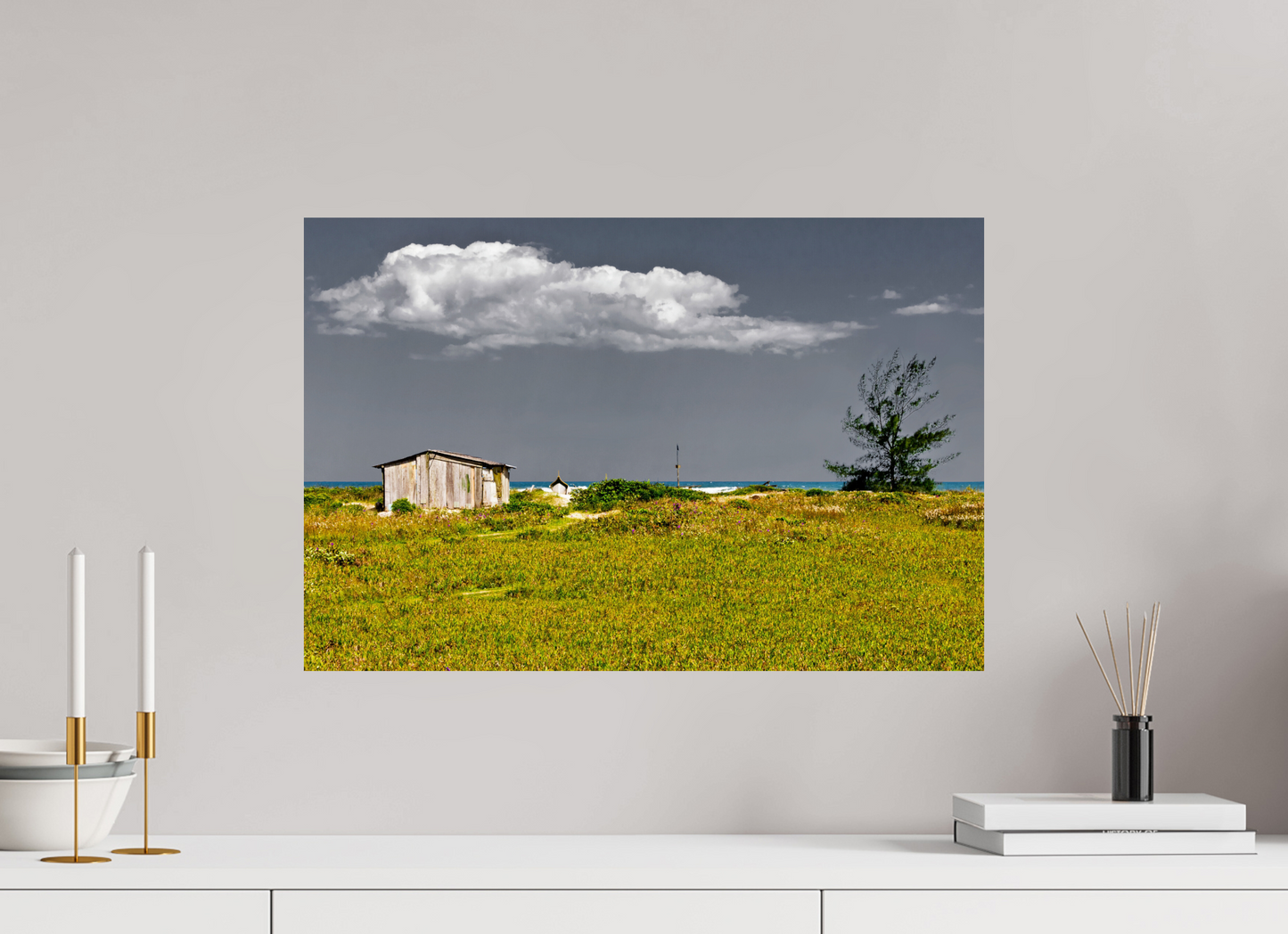 60 x 40 cm, Fine Art Print auf Alu-Dibond ohne Aufhang Enseada Da Baleia - Ilha do Cardoso - SP