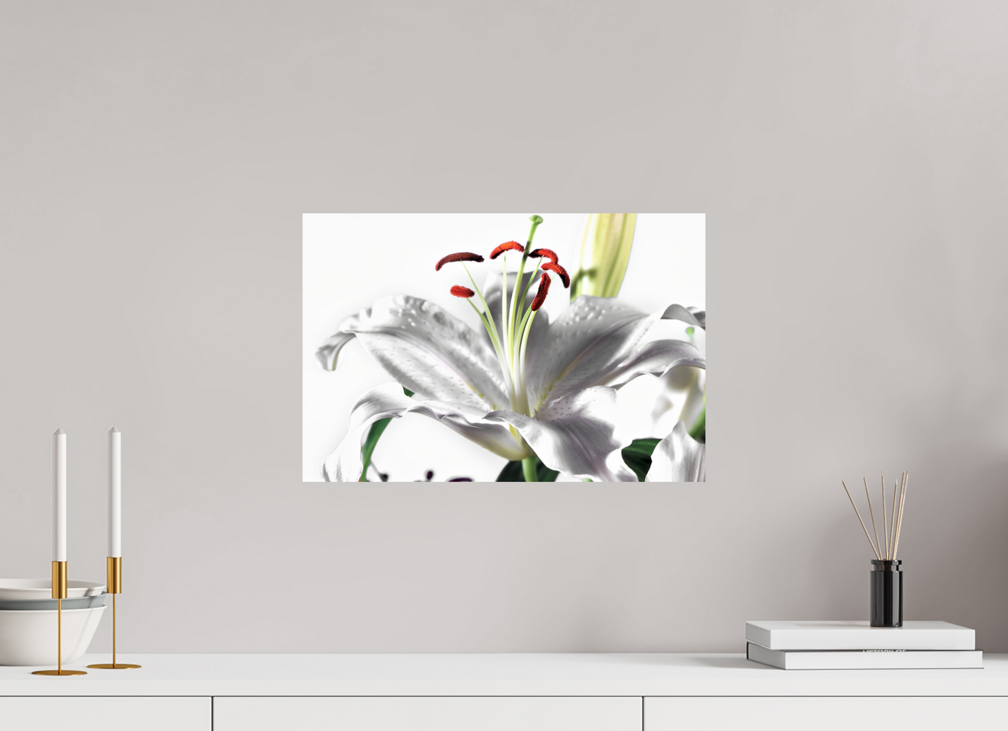 45 x 30 cm, ChromaLuxe HD Metal Print Lilie_06