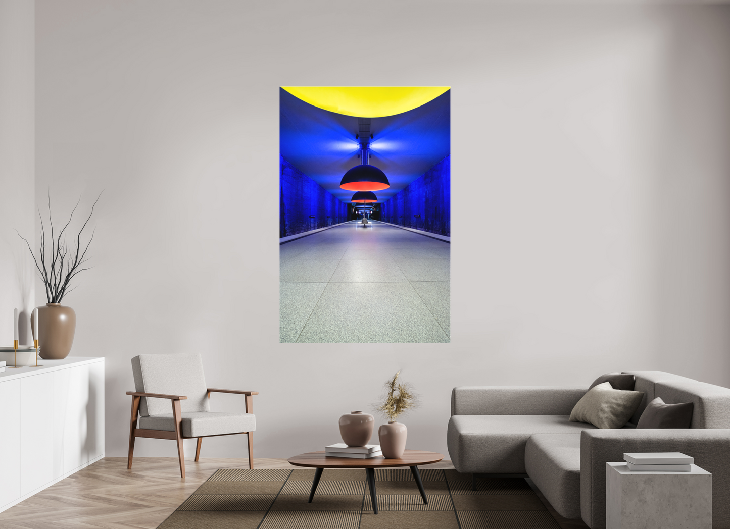 120 x 180 cm, Fine Art Acrylglas Matt München - Westfriedhof #4