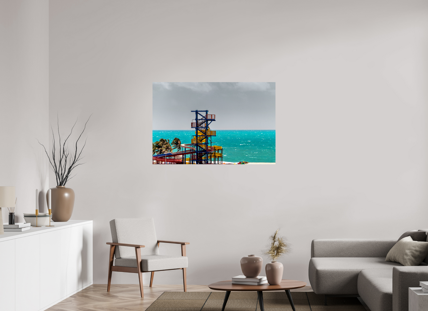 120 x 80 cm, Fine Art Print auf Alu-Dibond ohne Aufhang Praia de Tapera - Aquiraz - CE