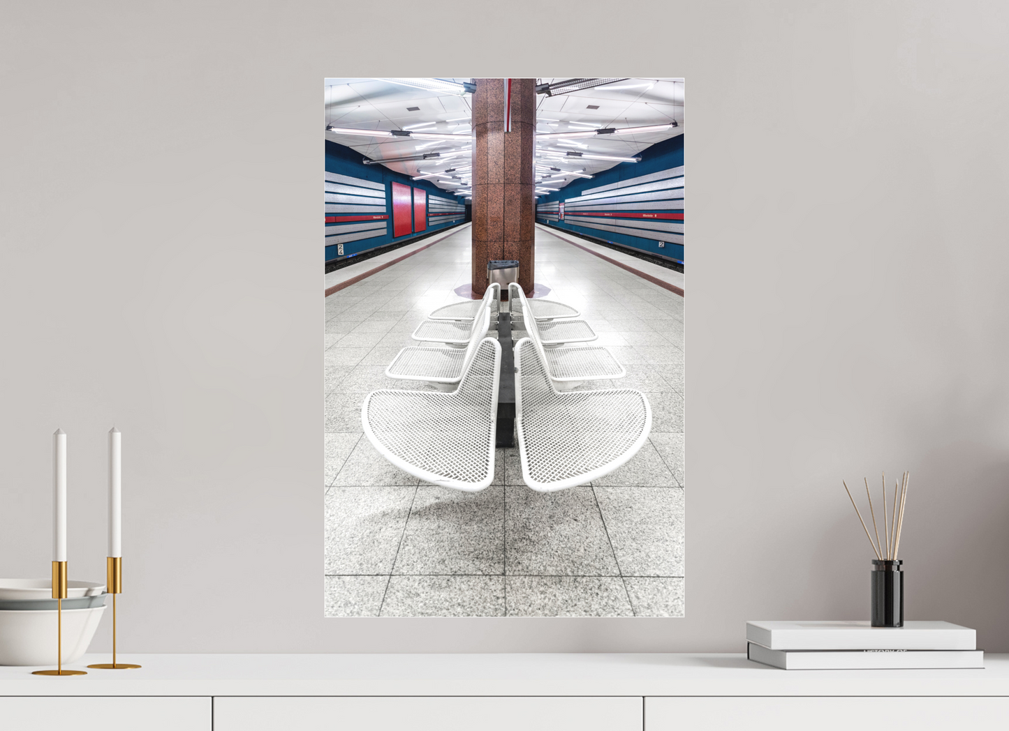 40 x 60 cm, Fine Art Acrylglas Matt Milbertshofen #3 München