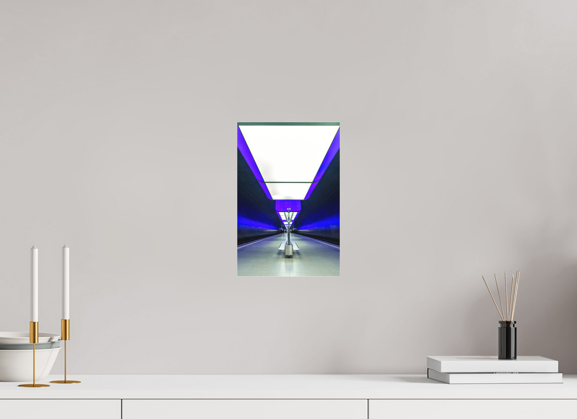 20 x 30 cm, Fine Art Acrylglas Matt Hafen City Universitaet #3 Hamburg